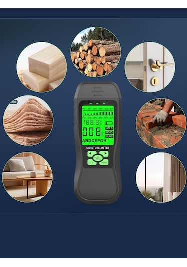 Endüstriyel Dijital Ahşap Nemi Ölçer