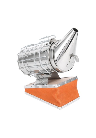 Geeroyoo Arı Bakımı İçin Paslanmaz Çelik Ve İnek Derisi Fumigatör - Yanma Korumalı, Taşınabilir Ve Güvenli Duman Üreteci