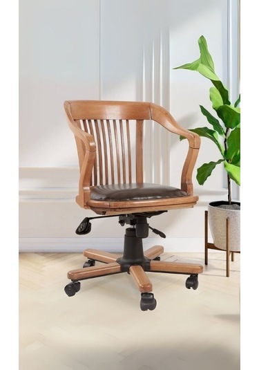 Throne Ofis Sandalyesi Naturel