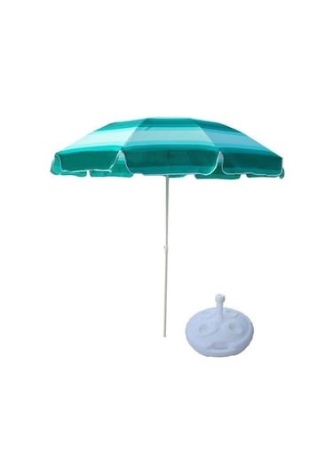 Sumedecor&Design Yüksek Kalite 10 Telli Eğilebilir 2 M Plaj Şemsiyesi + Bidon