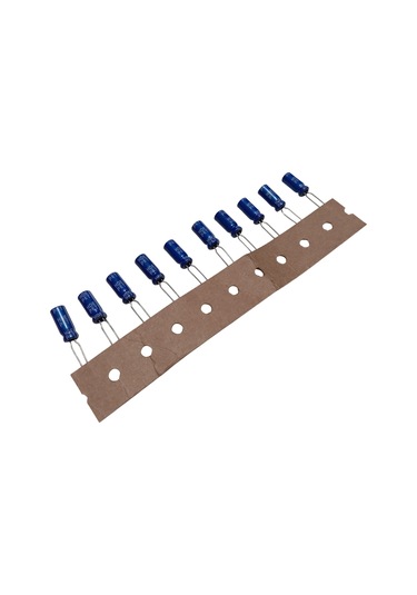 10 Adet 10uf 50v Elektrolitik Kondansatör 5x11mm