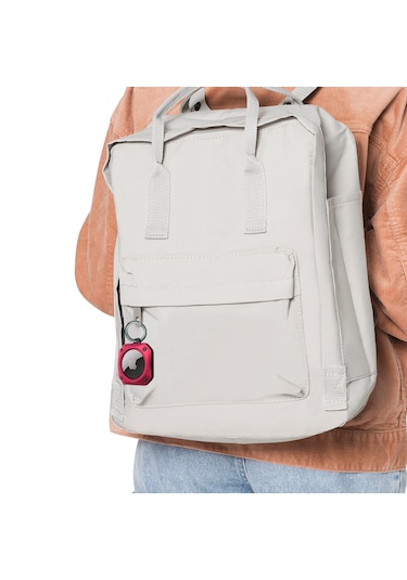 Buff Tagsafe Proshield Taşınabilir Anahtarlık Airtag Kılıf Red