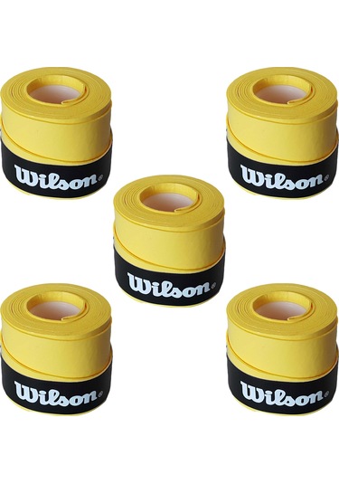 Wilson Comfort Bowl O'Grips 5 Adet Grip Tenis Raketi Gribi Sarı