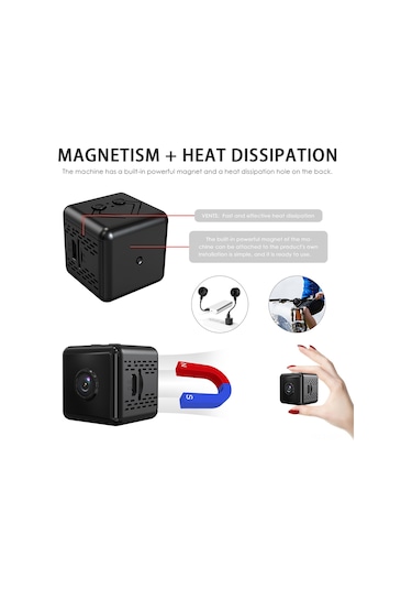 Geeroyoo Akıllı Wi-fi Güvenlik Kamerası: 1080p Hd, Gece Görüşü, Hareket Algılama, 150 Geniş Açı, 3 Saat Pil Ömrü Diğer