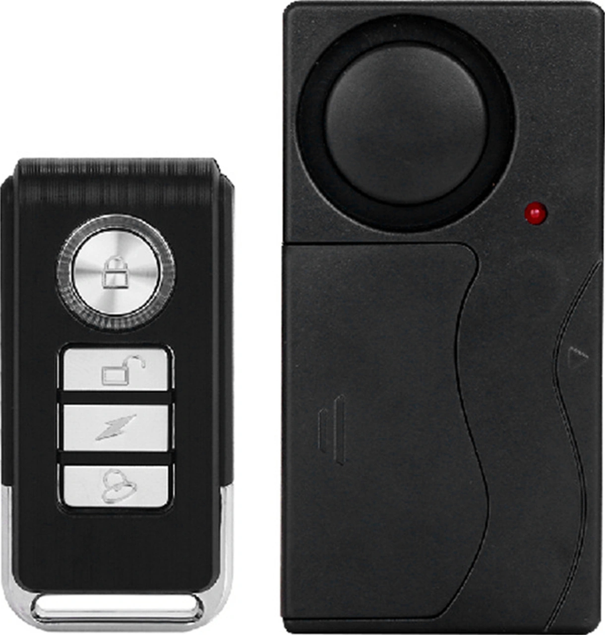 Xindoker Bisiklet, Motosiklet Ve Elektrikli Bisiklet İçin Kablosuz Titreşim Alarmı - 110db Ses, 10 Seviye Hassasiyet Ayarlamalı, Kol Saati Kumandaslı, Anti-calma Sensörü