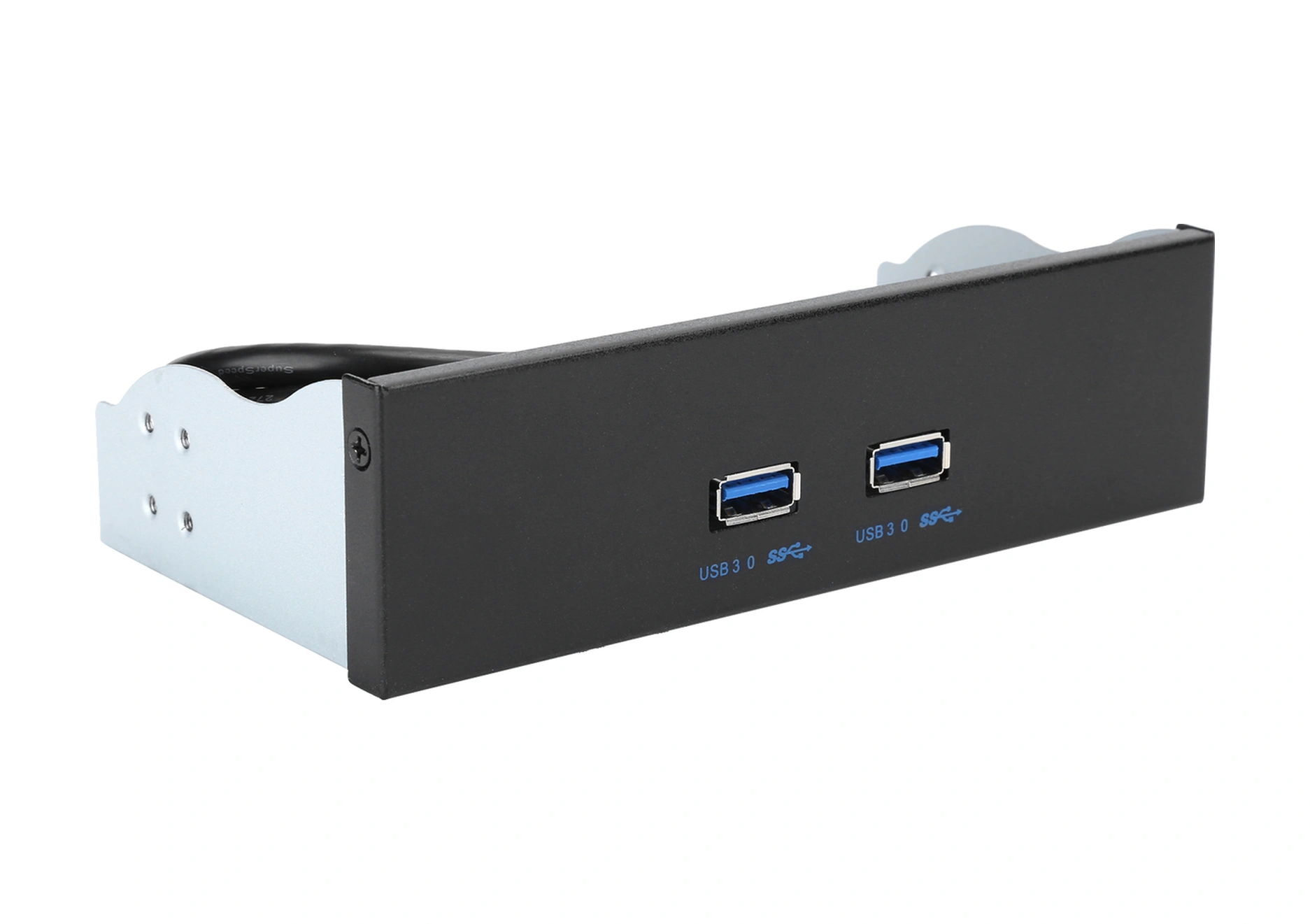 Xiyyadms Usb 3.0 Ön Panel, Optik Sürücü Konumu, Çift Port, 19/20pin Dönüştürücü Kablosu, 5gbps Hızlı Veri Transferi, 0.8m Uzunluk, Win/linux Desteği