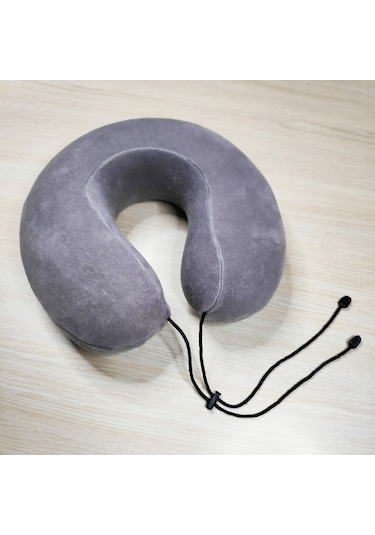 Visco Li Yastık Ortopedik Seyahat Boyun Yastığı Klipli N11.312