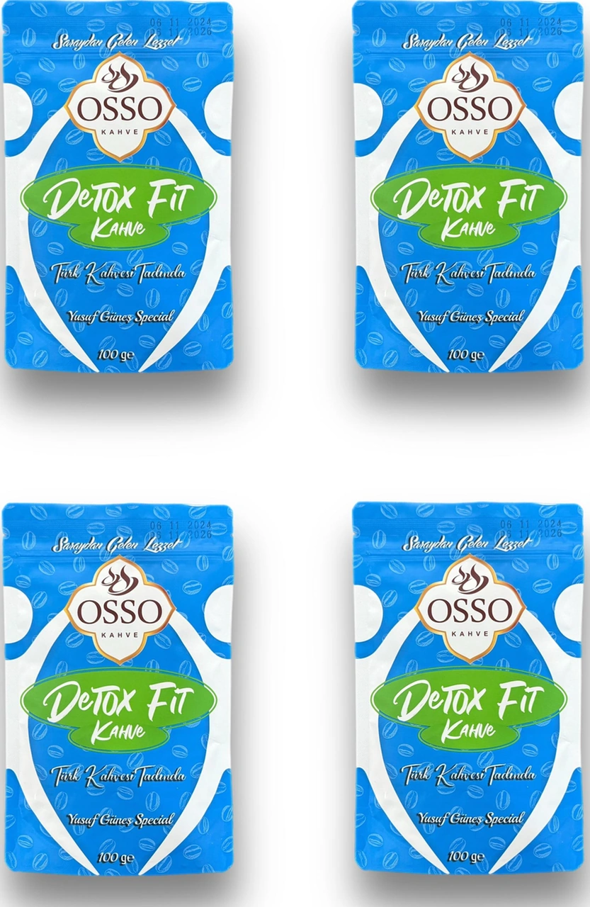 Osso 4'lü Detox Fit Kahve 4x100 400gr Diğer