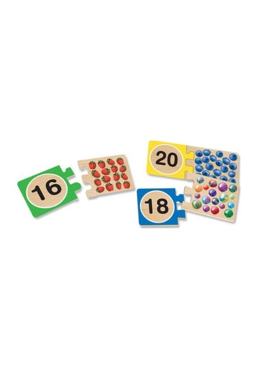 Melissa And Doug Ahşap Sayılar Eşleştirme Yapbozu