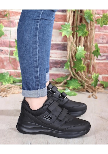 M.p. 242-1307 Zn 36-40 Siyah Sneaker Ayakkabı-siyah Siyah