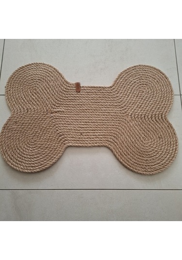 Evcil Hayvan Mama Paspası, %100 El Yapımı Kedi Köpek Mama Altlığı