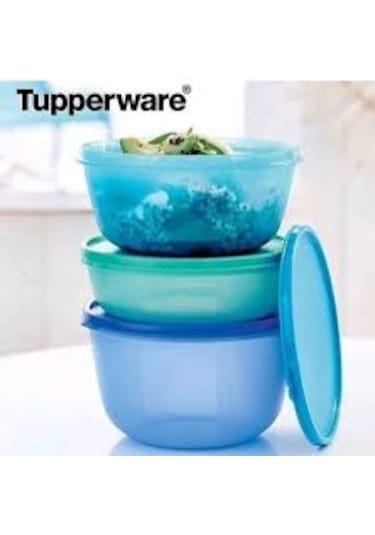 Tupperware Mucize Şekerler Mavi 3 Lü