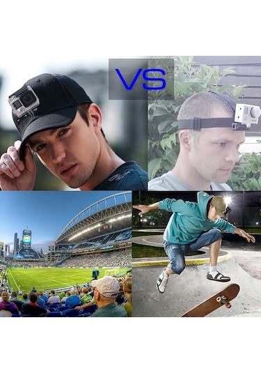 Cbtx Puluz Pu195 Gopro Aksesuarları Uyumlu Spor Kamera Şapkası Vidalı Ayarlanabilir Kapak Ve Gopro Kamera Uyumlu J Stent Taban - Kırmızı