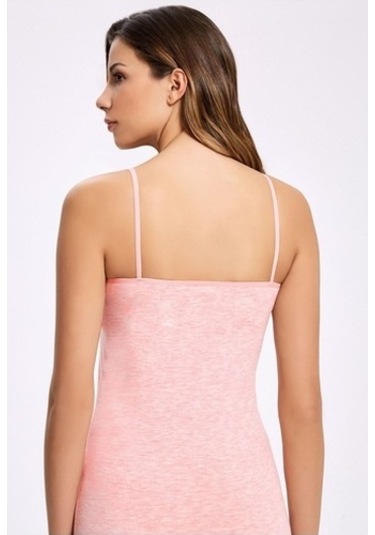 Ilke Kadın Likralı Dantelli Ip Askılı Atlet 246- 6 Adet