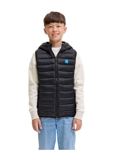 Jack&jones Jjebradley Erkek Çocuk Şişme Yelek 12280985 Siyah