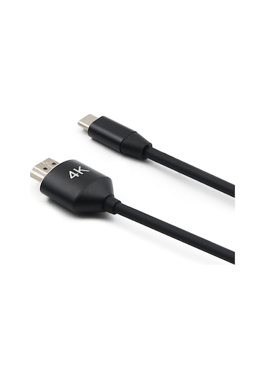 Mufunye Usb Type-c'den Hdmı'ye 4k Uyumlu 2 Metre Dönüştürücü Kablo, İnce Tasarım, Çift Yönlü Takma