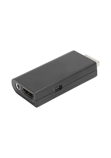 Kangvka Ps2 Hdmı Dönüştürücü Siyah - 480ı/576ı/480p Desteği, 3.5mm Ses Girişi, Usb Besleme, Kayıpsız 720p/1080p, Plug&play