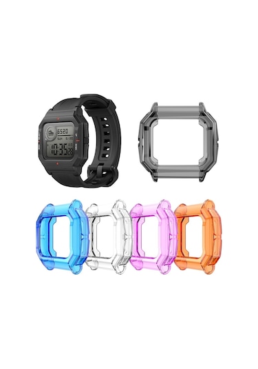 Case Amazfit Neo Amazfit Neo Tpu Yarım Paket Şeker Renk Koruyucu - Main Image