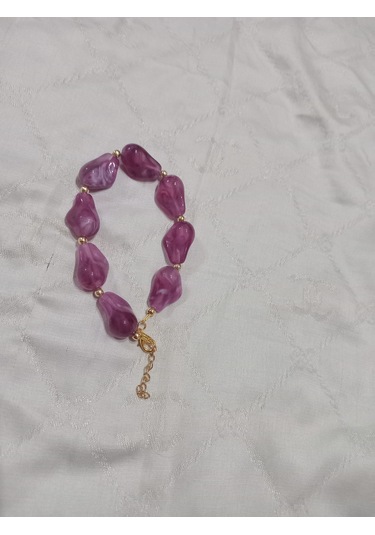 Mor Kaya Modeli Bileklik Mor