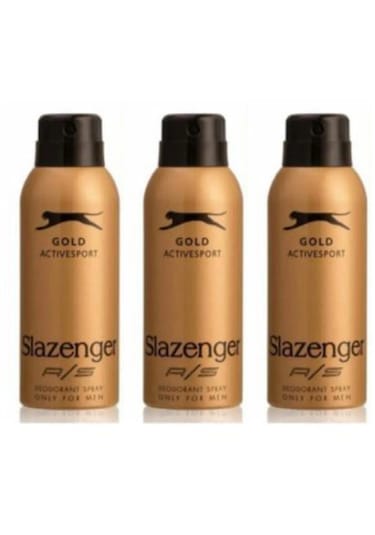 Slazenger Gold Active Sport Erkek Deodorant Spray 150 Ml 3 Adet