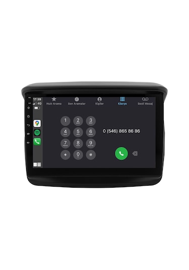 Mitsubishi L200 Android Multimedya Sistemi 2008-2014 8gb Ram, 64gb Hafıza, Bluetooth, Carplay & Android Auto Kamera  9"