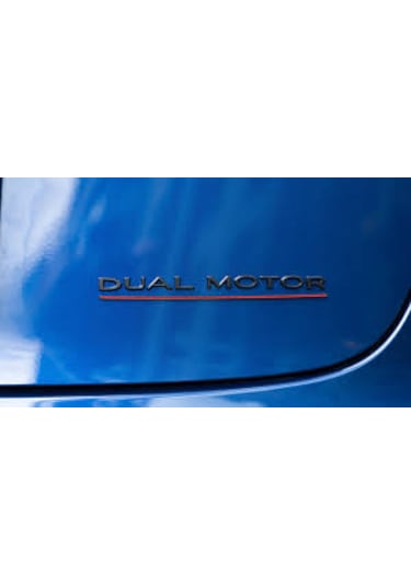 Tesla Model Y S X Dual Motor Siyah Logosu -