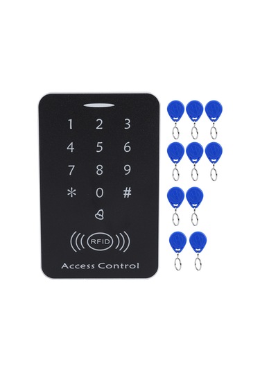 Shineyee Id Kartlı Kapı Erişim Kontrol Cihazı - Rfıd Kart/şifre İle Güvenli Erişim, 1000 Kullanıcı Desteği, Kesintisiz Veri Saklama