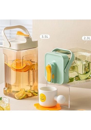 Tongxida Yeşil Bosphorusboutique Yaz Su Soğuk Musluklu Isıtıcısı, 3.5l Pr Çok Renkli İçecek Dispenseri Çok Renkli