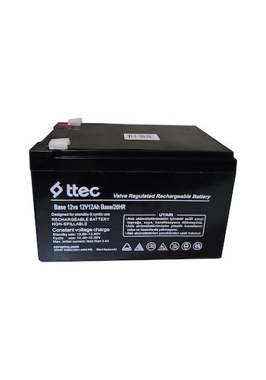 Ttec 12v 12ah Fp12120 Bakımsız Kuru Akü -