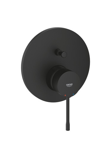 Grohe Essence 24167KF1 2 Çıkışlı Divertörlü Ankastre Banyo Duş Bataryası Siyah