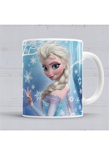 Frozen Elsa Kupa Bardak Porselen No36385 Karışık