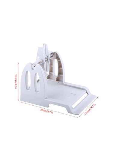 Skycity Beyaz Abs Malzeme Etiket Tutucu, Isı Hassas Yazıcı İçin 23x15.5x15.5cm Boyutlu Destek Aparatı