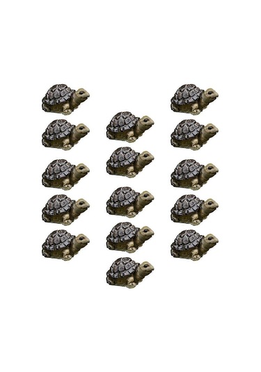 Minyatür Bahçe Süsü Mikro Peyzaj Süsü Bahçe Kaplumbağa Süsü Masaü