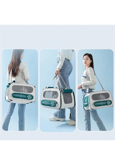 Jialan Pet Gezi Taşınabilir Kedi Köpekler Omuzdan Askili Çanta