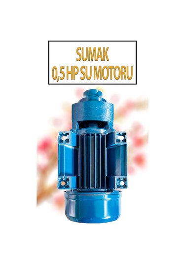 0,5 Hp Su Motoru 220 Volt 2,4 Amper