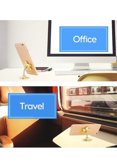 Sandwich Pembe Çift Yönlü Sıçramalı Tutucu, 4-6.5 Akıllı Telefonlar İçin, Tek Elle Navigasyon Stantı