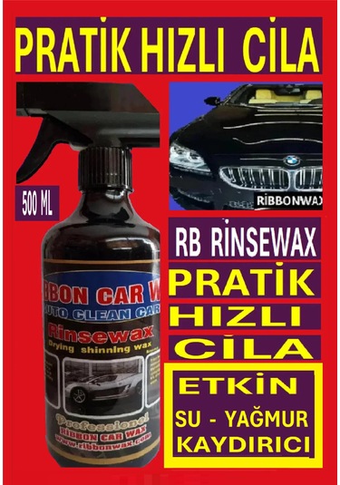 Rb Rinsewax Pratik Hızlı Cila 500 Ml