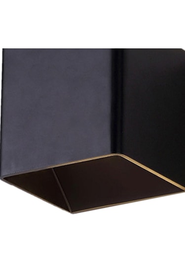 Suntek Duvar Lambası Yukarı Aşağı Işıklar Alüminyum Siyah Siyah
