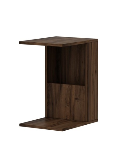 Bono Tekerlekli C Sehpa - Ceviz Ceviz