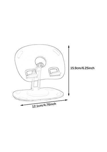 Suntek Masa Tablet Tutucu Döndürülebilir Telefon Standı Siyah