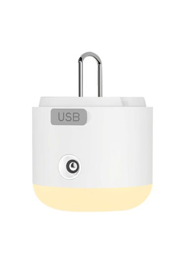 Mufunye Kamp Feneri Usb Şarjlı, Dört Aydınlatma Modu, İki Hızlı Fan, Ultrasesli Buhar Ve Rovar Kovucu, Taşınabilir Güneş Enerjisi Lambası Beyaz Çok Renkli