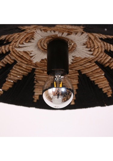 Maya 40x9 Cm Çap- Doğal Abaka Aydınlatma Mix