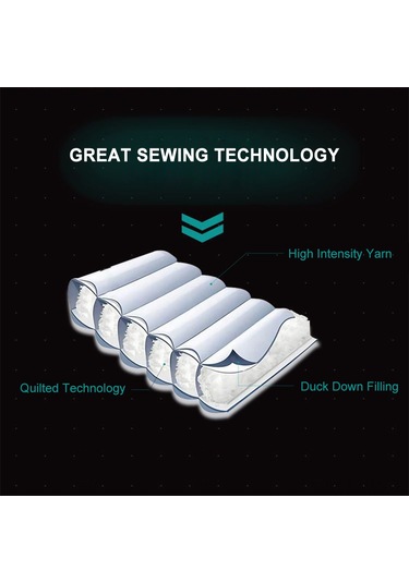 Wezone Kışlık Su Geçirmez Kaz Tüyü Eldiven - Sıcak Tutar Ve Rahattır Siyah