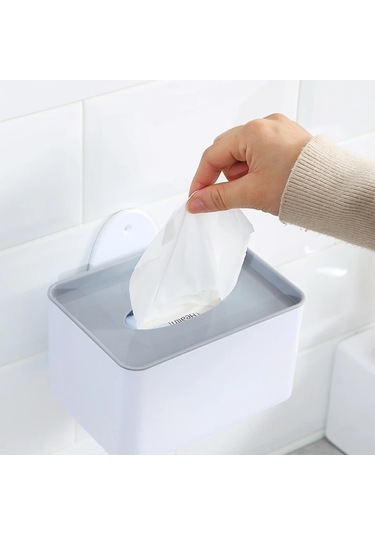 Beyaz Asılabilir-çok Fonksiyonlu Kağıt Mendil Asılabilir Tuvalet Kağıdı Kutusu Peçete Tutucu Kılıf Basit Şık Ev Yurdu Kağıt Mendil Dispenseri