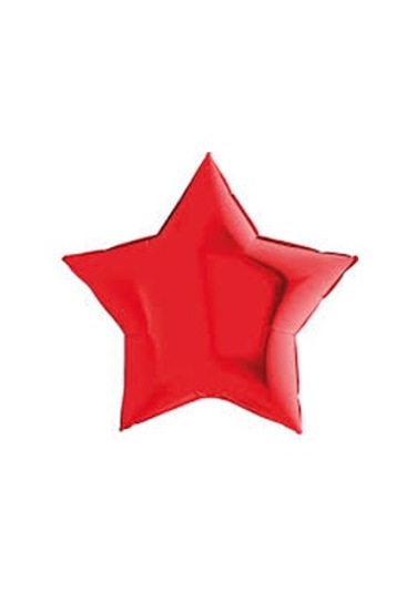 3 Adet Yıldız Folyo Balon Kırmızı 18 Inc Kırmızı