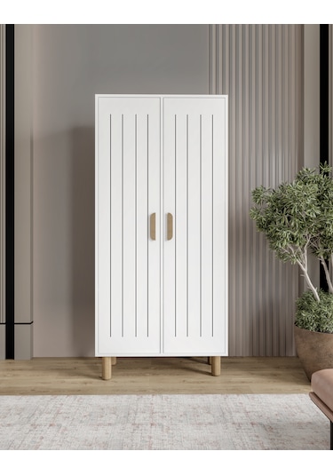 Afilli Aslan Kapaklı Portmanto Vestiyer Tamamı Mdf