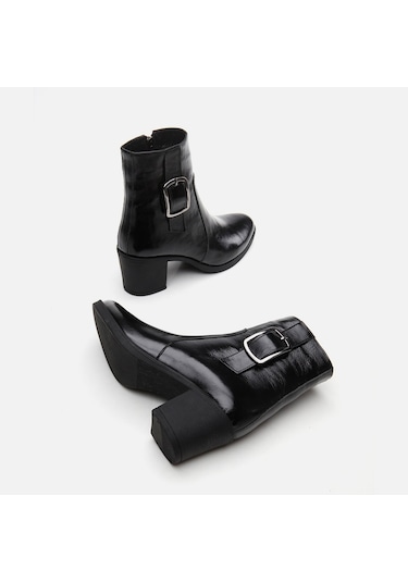 Hotiç Hakiki Deri Siyah Kadın Topuklu Bot 01boh295190a100 Siyah-black Siyah Hotiç Hakiki Deri Siyah Kadın Topuklu Bot 01boh295190a100 Siyah-black Siyah