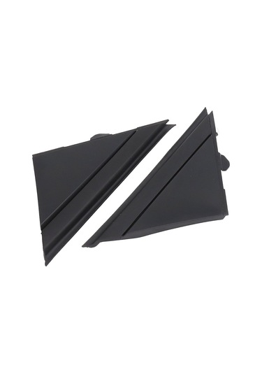 Lemestar Fıat 500 2012-2017 Kapı Ayna Bayrak Kapakları - Siyah Abs Malzeme, Dayanıklı Ve Kolay Montaj