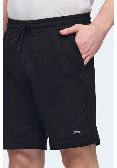 Slazenger Vardah 2 Li Set Erkek Cepli Şort Siyah - Koyu Gri