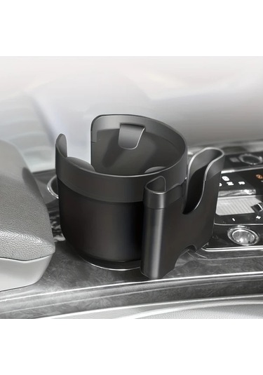 Chuangyinshop Black Araba Bardak Tutucu Genişletme Adaptörü Telefon Tutucu Çoğu 32 40oz Şişe Büyük Muglar İçin